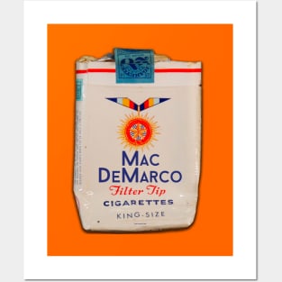 Mac DeMarco Vintage Cigarette Pack Posters and Art